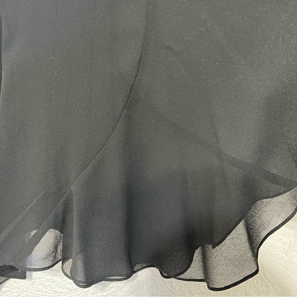 Bellissima Womens Black Maxi Sheer Lined Skirt, Size 14, #133 - Picture 9 of 11